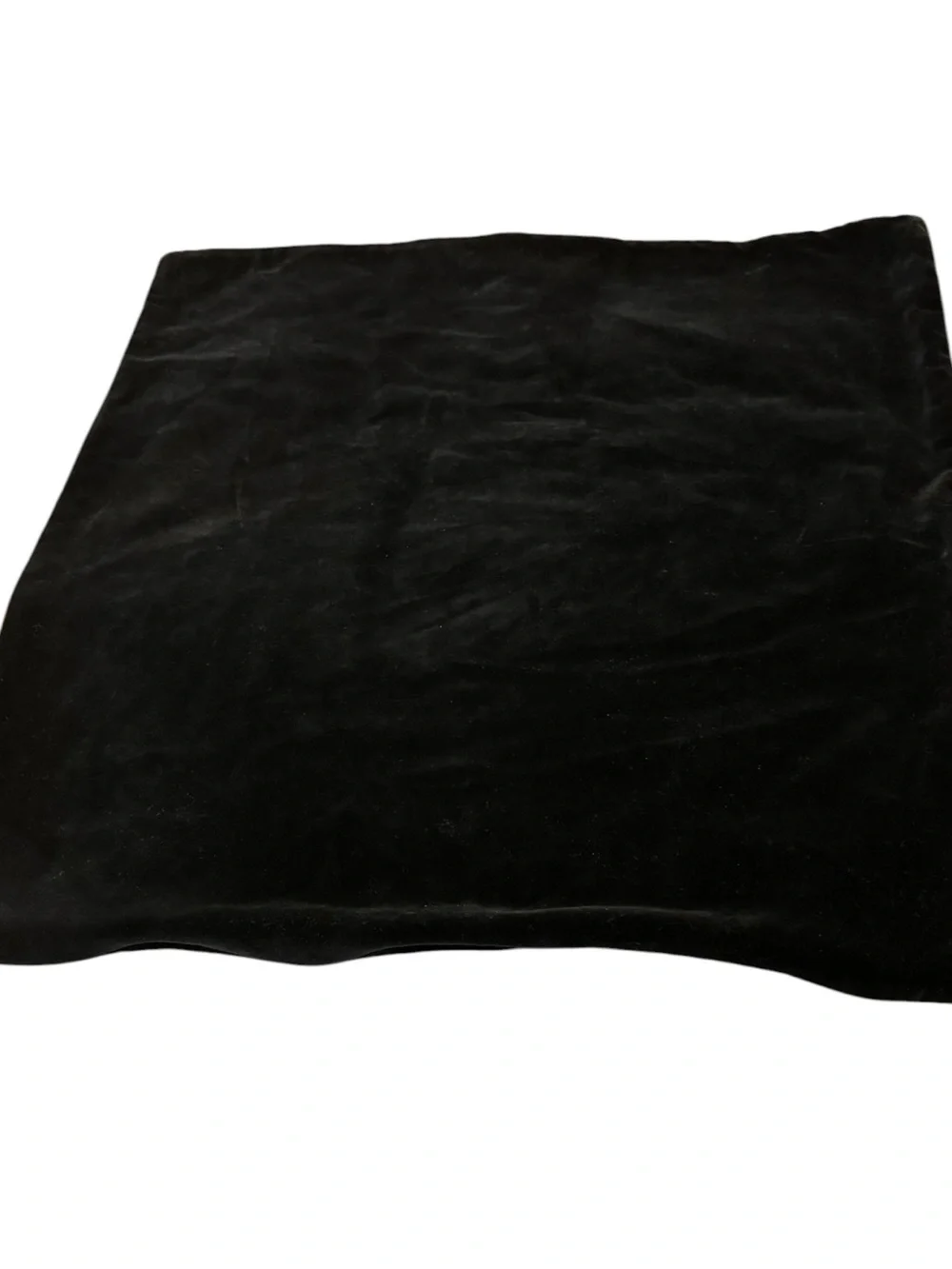 Calvin Klein Black Velvet Throw Pillow Cover Zipper Closure Luxury Soft Portugal